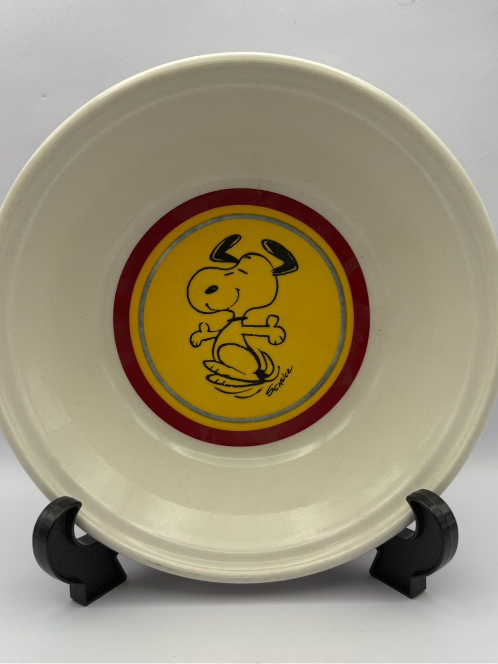 VTG 1968 PEANUTS SNOOPY CHINA BOWL - IROQUOIS - SCHULZ